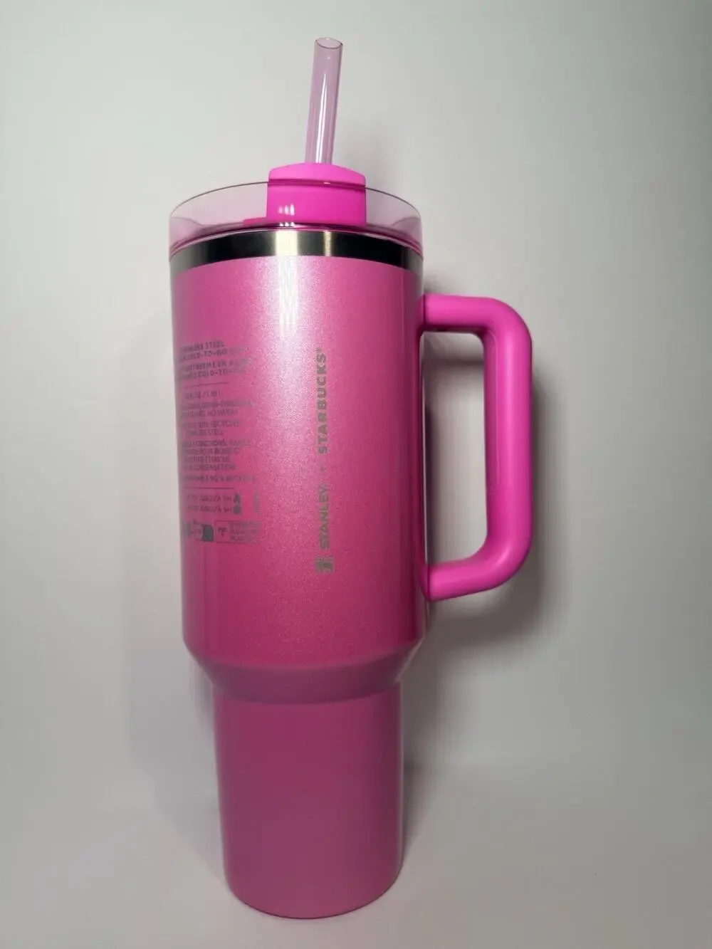 Stanley X Starbucks 2024 Exclusive EU Release WINTER PINK 40oz Tumbler BNWT - Picture 1 of 6